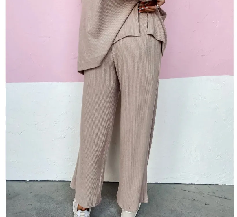 [ Z Supply] Rib-Pants (Heather Frappe)