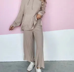 [ Z Supply] Rib-Pants (Heather Frappe)