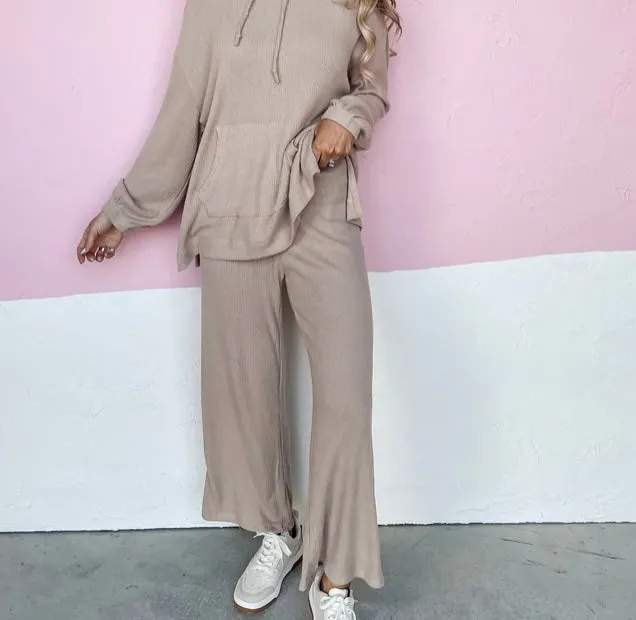 [ Z Supply] Rib-Pants (Heather Frappe)