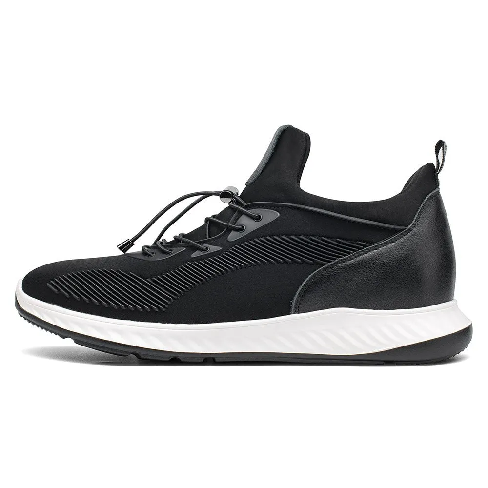 7 CM/2.76 Inches Elevator Sneakers - Boost Your Height with Stylish Sports Shoes for Men