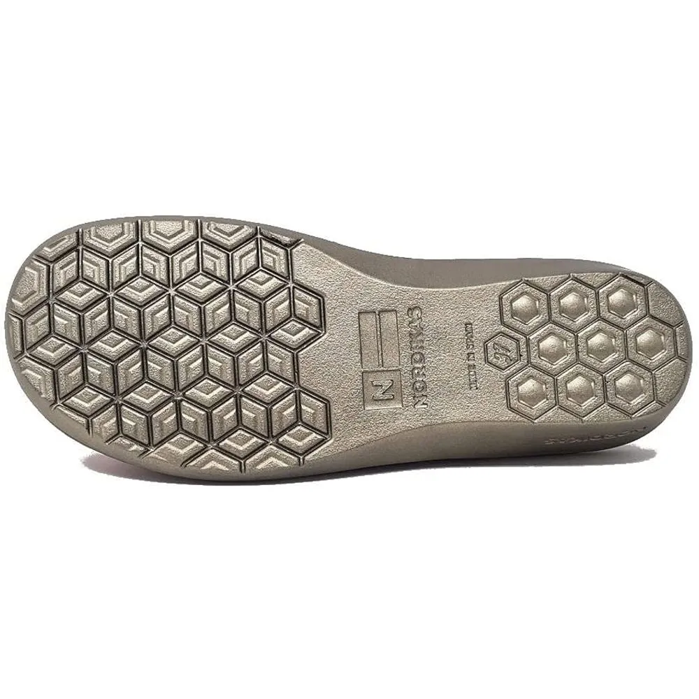 Afelpado Brown 6348-80 Nordikas Comfy Slide Slippers