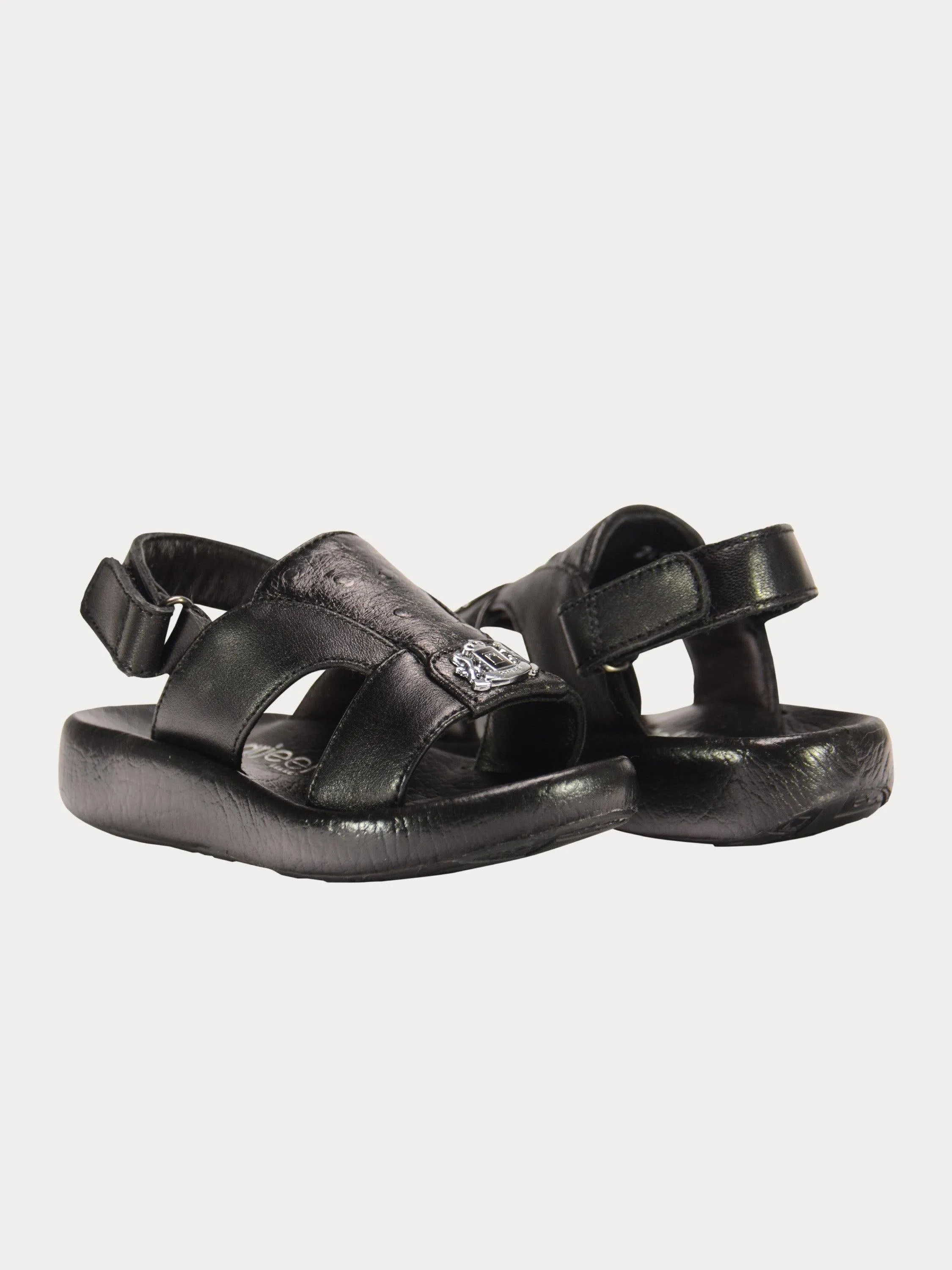 Barjeel Uno 2190600 Croc Effect Slingback Arabic Leather Sandals
