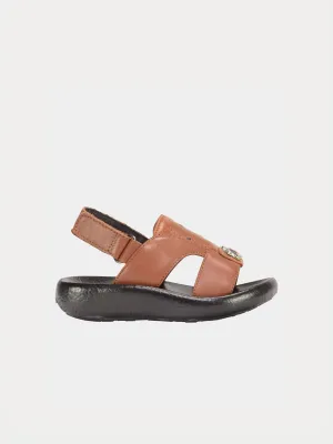 Barjeel Uno 2190600 Croc Effect Slingback Arabic Leather Sandals