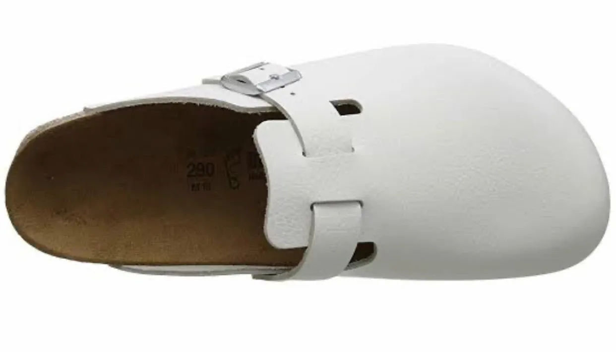 Birkenstock Boston White Super Grip Made In Germany
