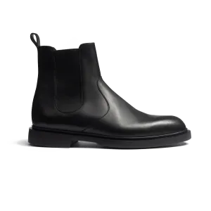 Bottine à élastique Walker [homme cuir veau lisse noir]