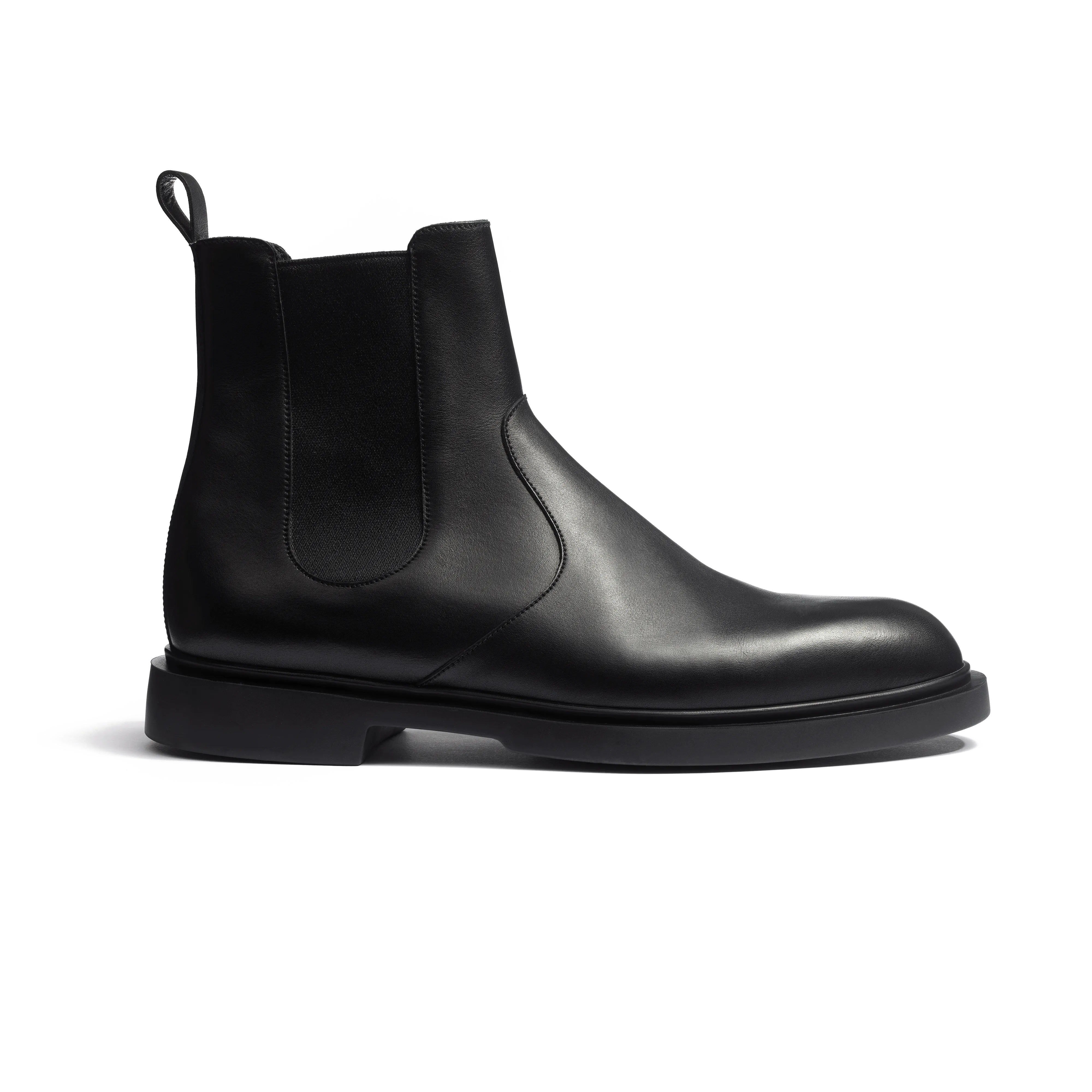 Bottine à élastique Walker [homme cuir veau lisse noir]
