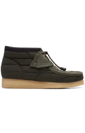 Clarks Originals Wallabee Men’s Khaki Quilted Canvas Boots