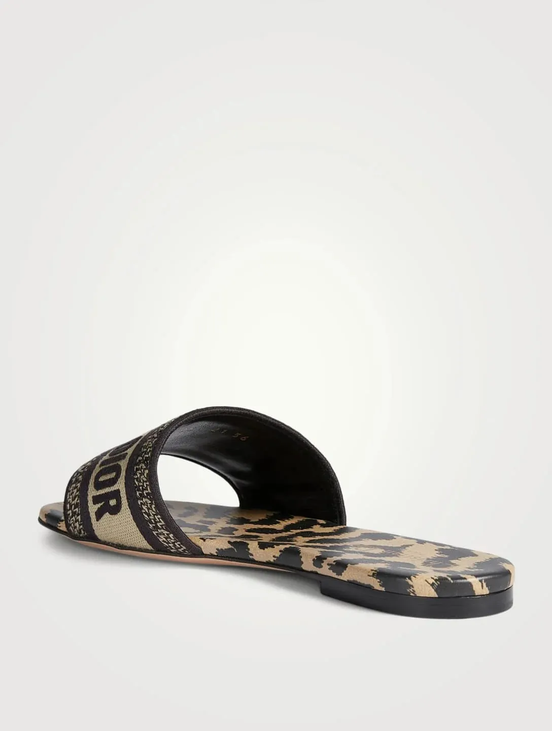 DIOR Dway Slide In Leopard Print