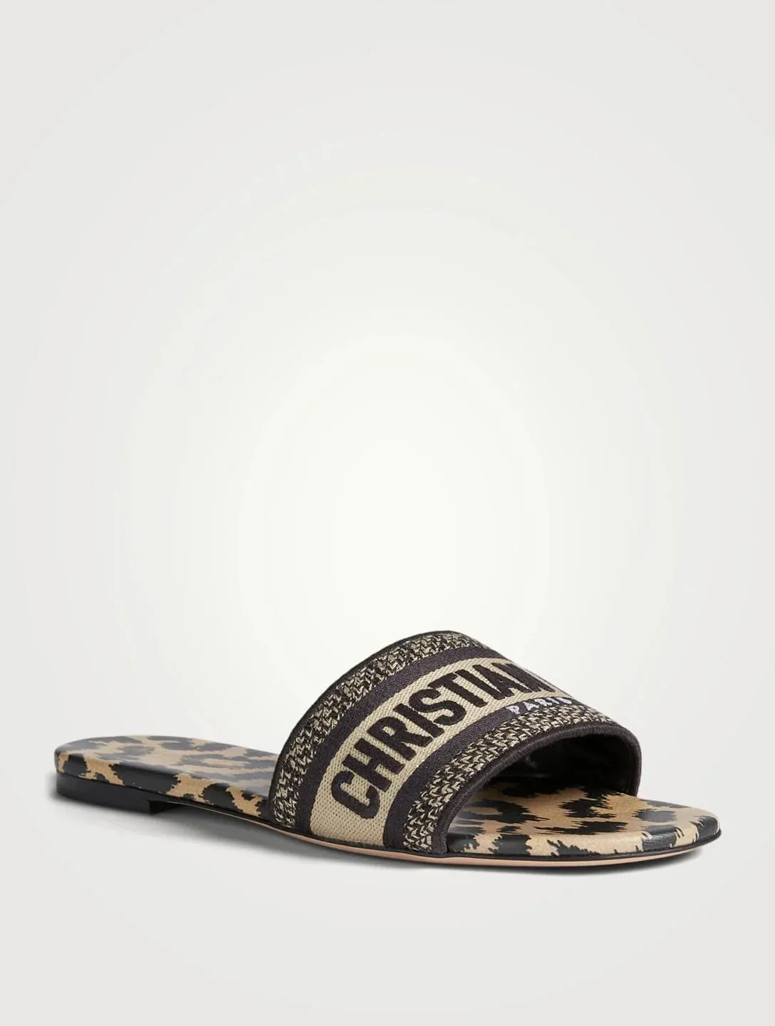 DIOR Dway Slide In Leopard Print