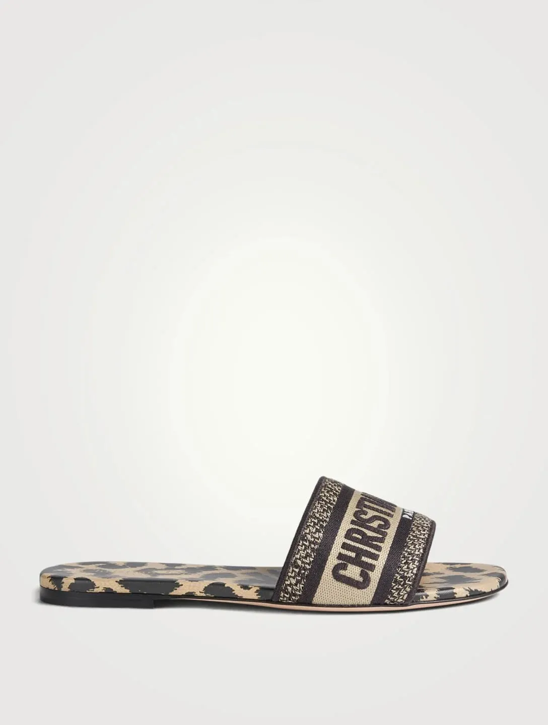 DIOR Dway Slide In Leopard Print