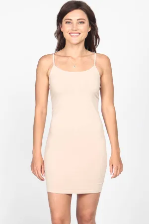 Everyday Spaghetti Strap Dress - Latte