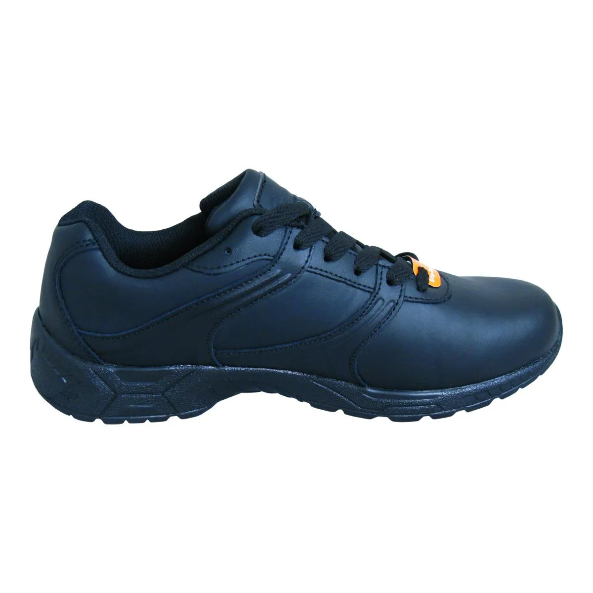 Genuine Grip Footwear- 130 Black Women's Athletic Plain Toe Shoe