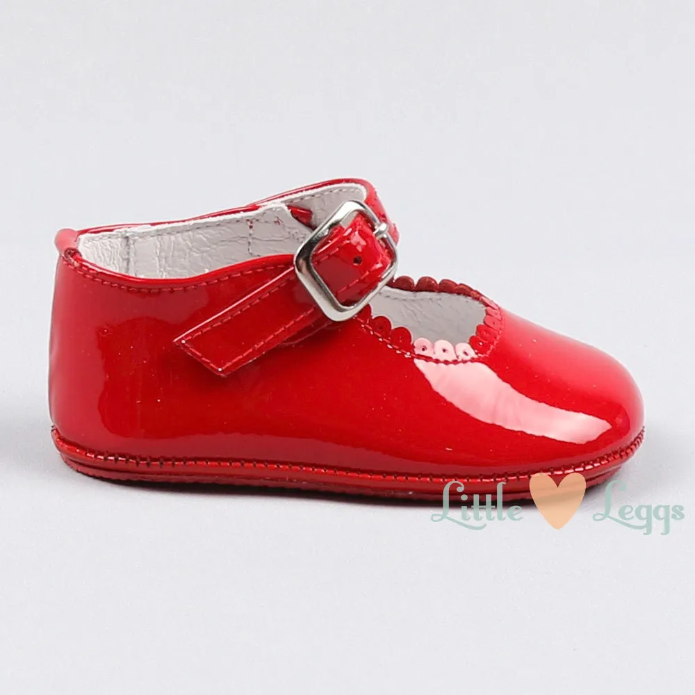 Girls Red Mary Jane Pre-Walker