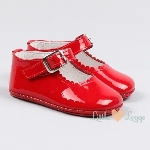 Girls Red Mary Jane Pre-Walker