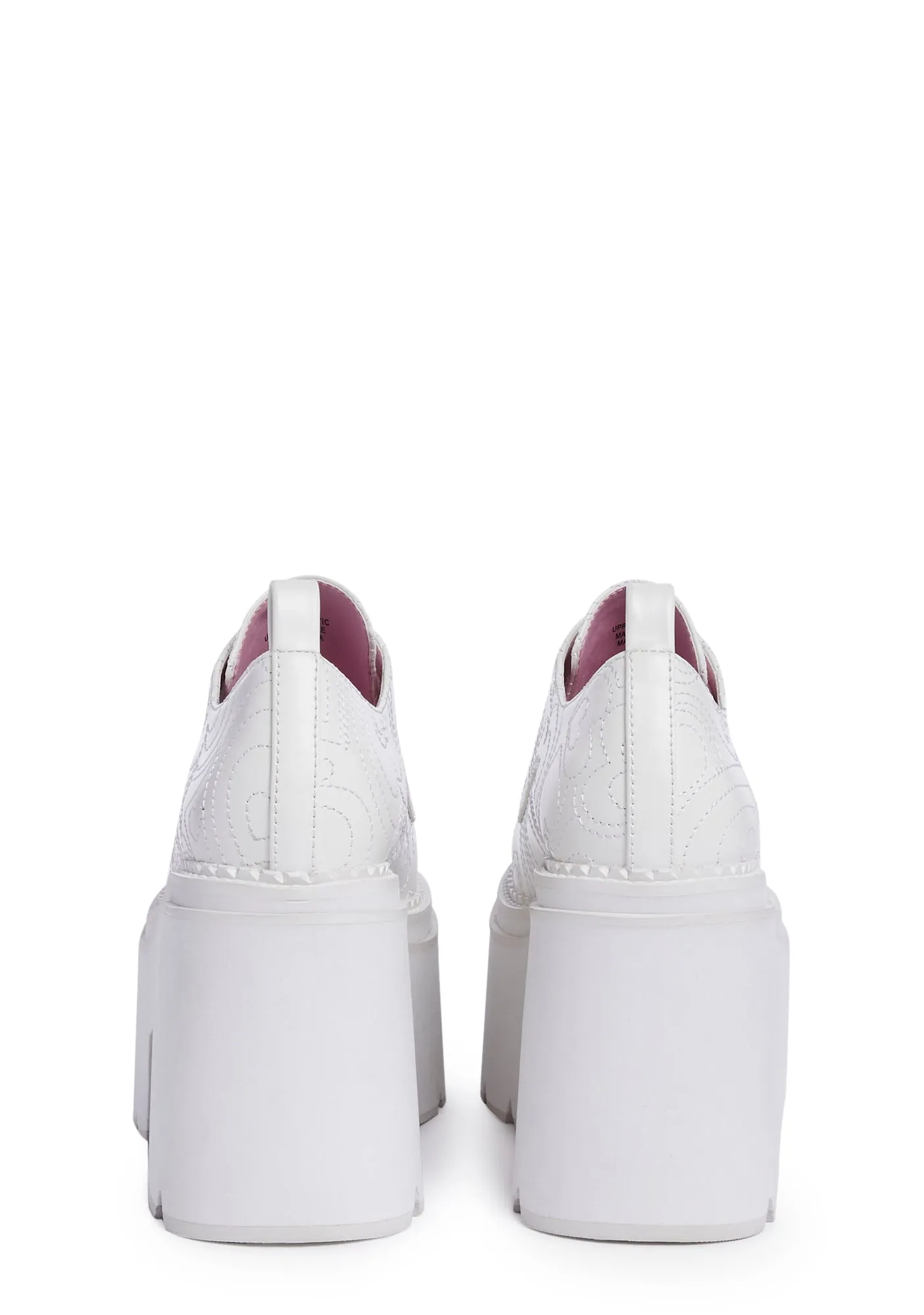 Glamour Circle Platform Oxfords