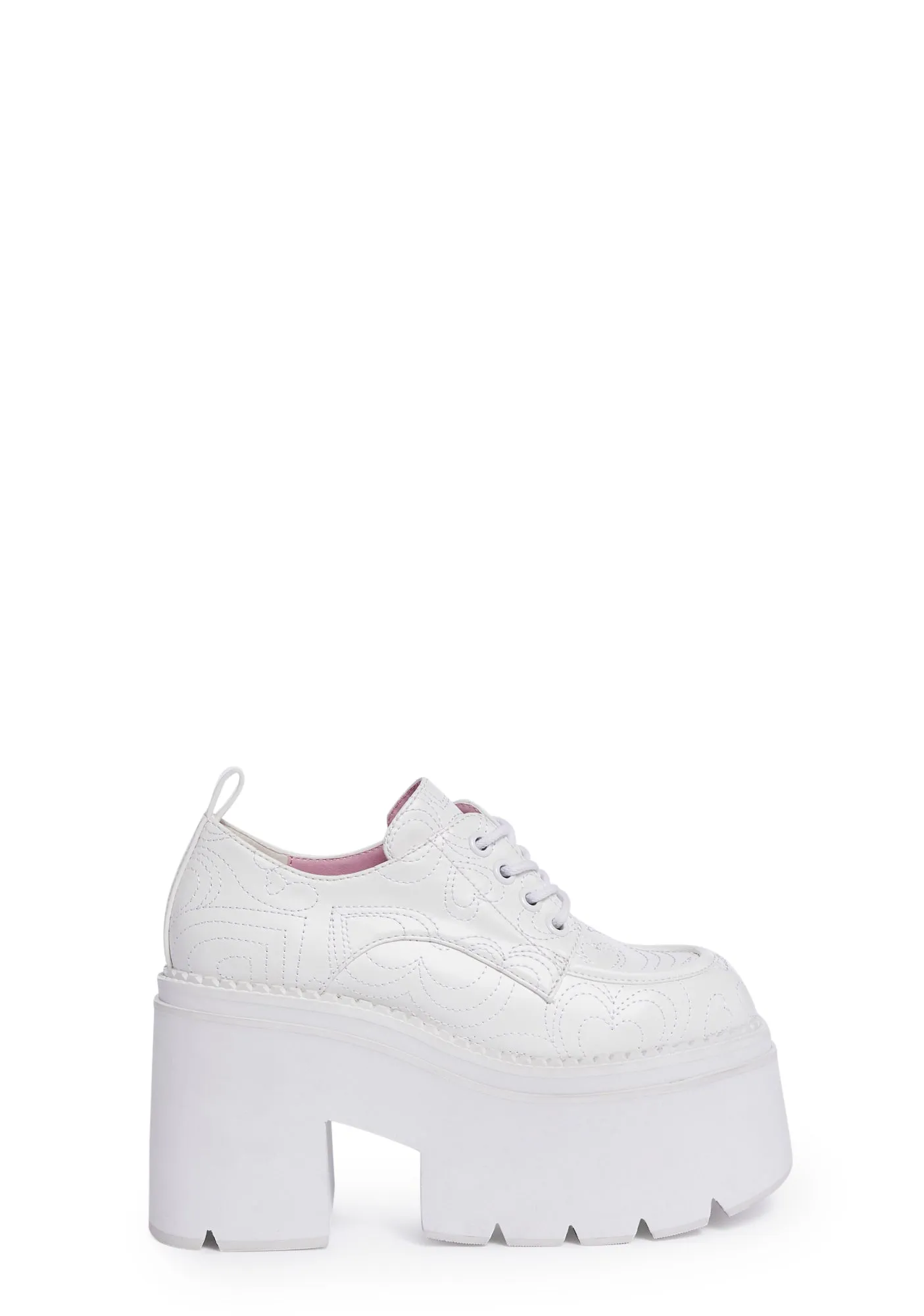 Glamour Circle Platform Oxfords