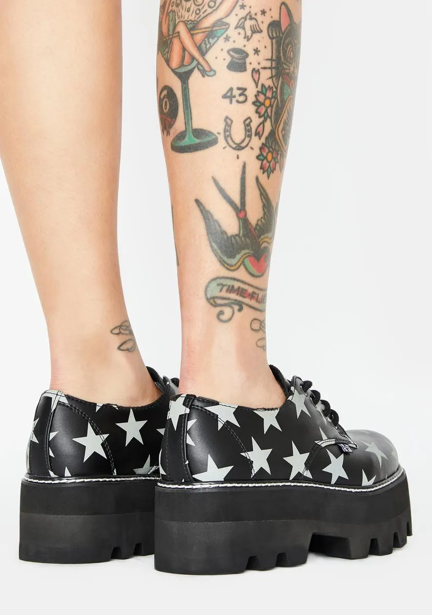 Glow In The Dark Star Dino Lug Platforms