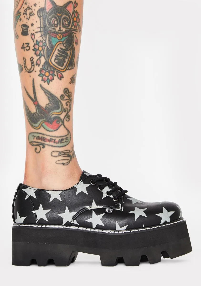 Glow In The Dark Star Dino Lug Platforms