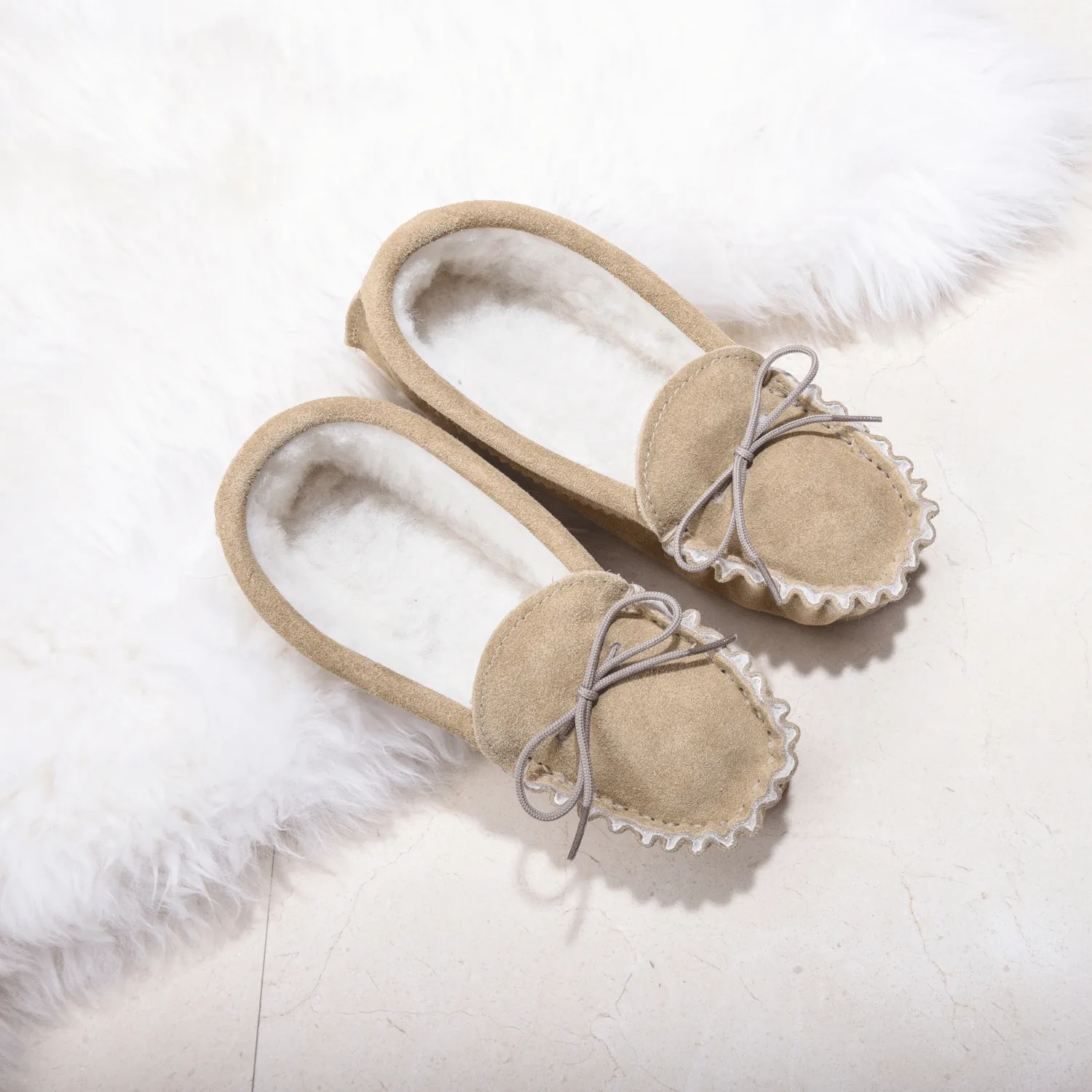 Mens Sheepskin Moccasin - by The Slipper Box