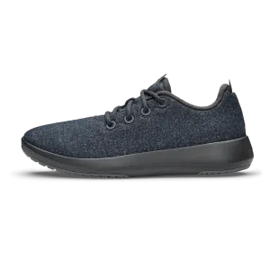 Men's Wool Runner Mizzles - Natural Black (Natural Black Sole)