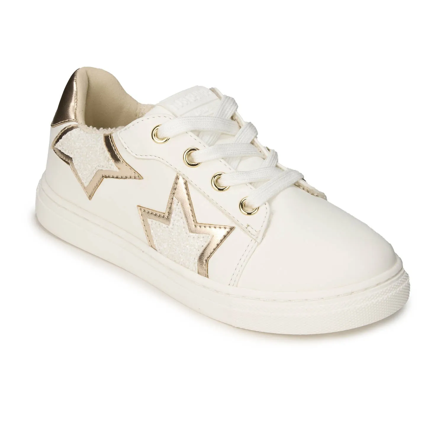 Miss Harper Sneaker in Rose Gold Glitter - Kids