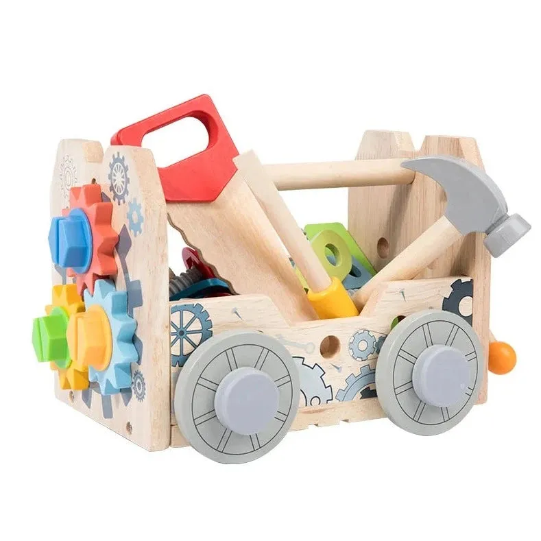 Montessori 3-in-1 Tool Table Toy