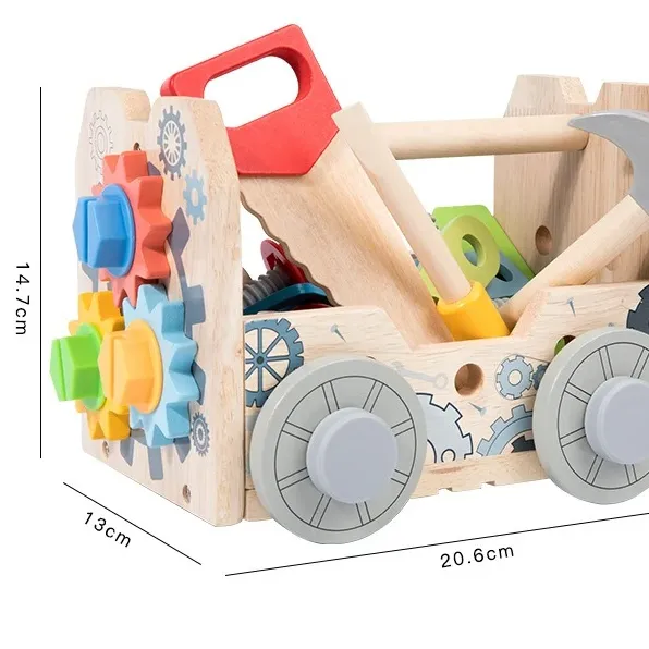 Montessori 3-in-1 Tool Table Toy