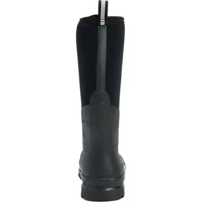 Muck Boot Mens Chore Classic Tall Steel Toe Boots - Black