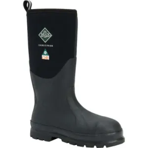 Muck Boot Mens Chore Classic Tall Steel Toe Boots - Black