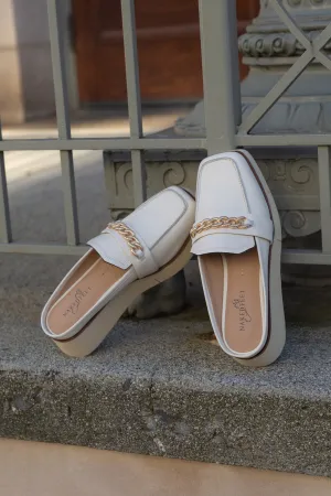 NAKED FEET - ELECT in CHAMOIS Platform Mules
