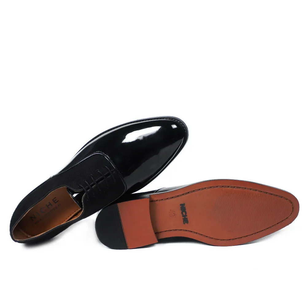 NICHE Black Patent Oxford