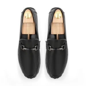 Patent Leather Moccasins - Black