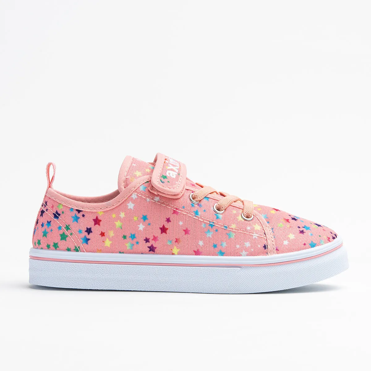 Pink Sneakers with Star Pattern | 5TE22109-P
