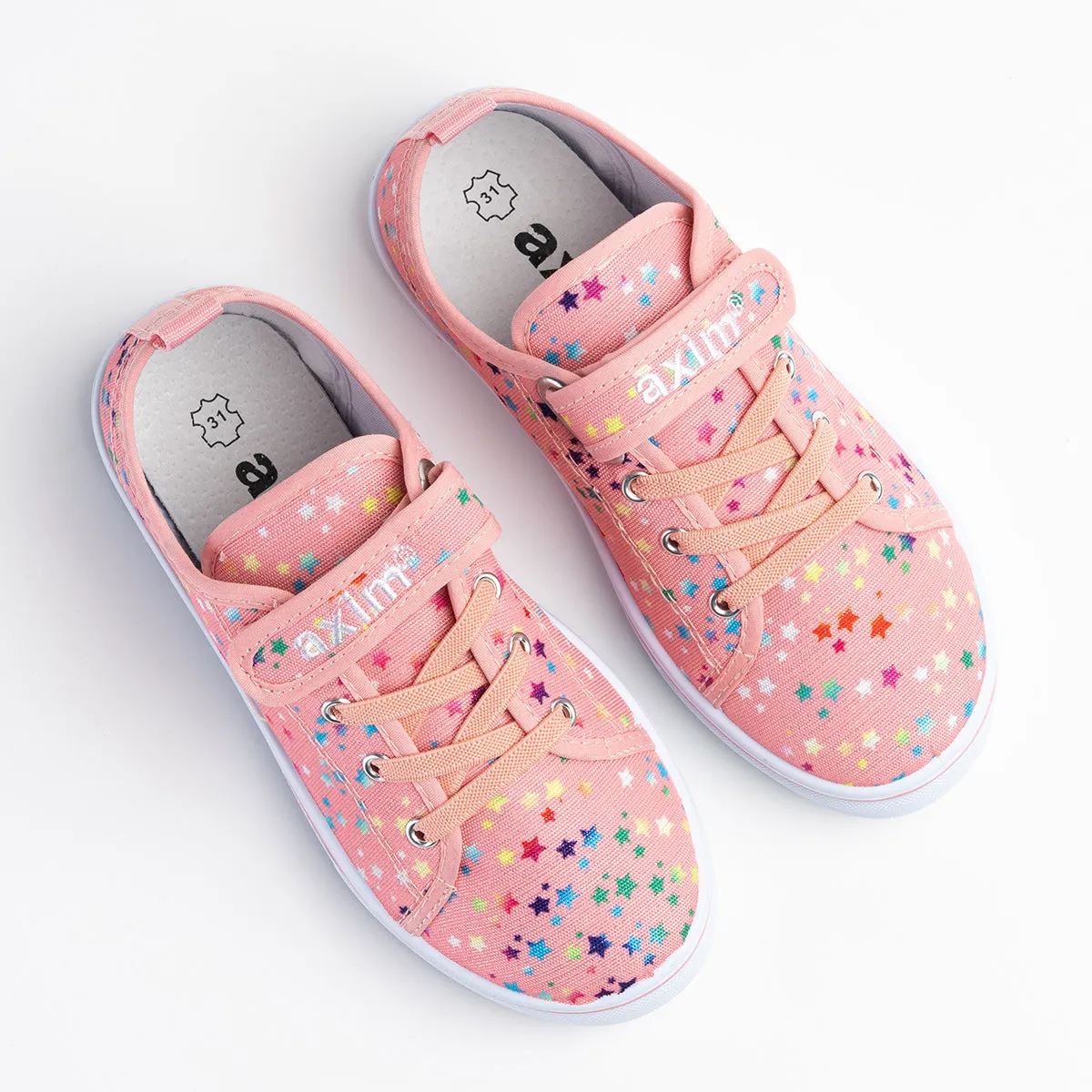 Pink Sneakers with Star Pattern | 5TE22109-P