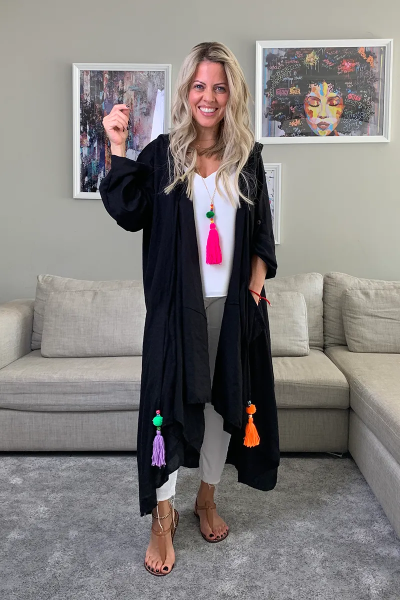 Sabrina Linen Abaya
