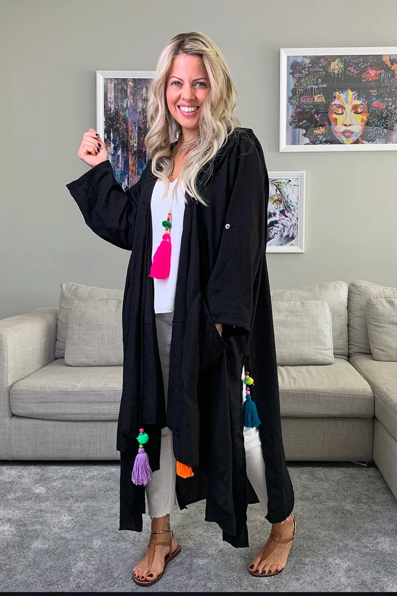 Sabrina Linen Abaya
