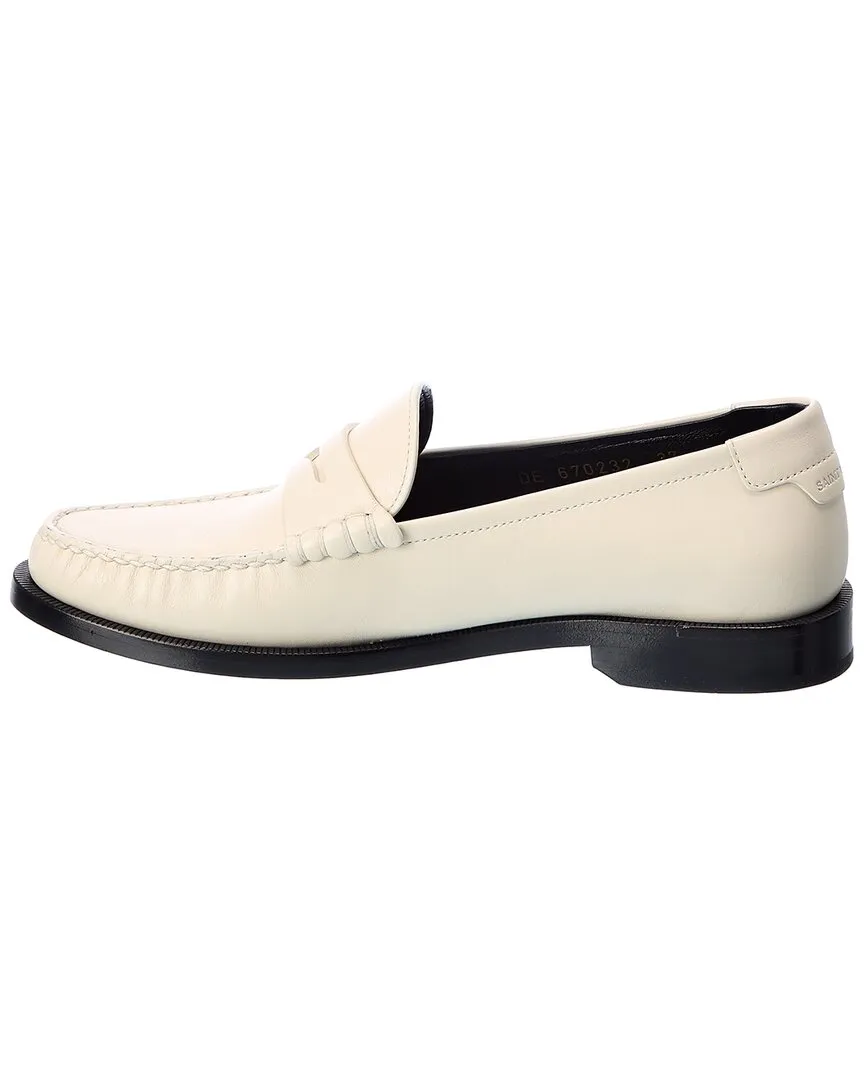Saint Laurent Le Monogram Leather Loafer