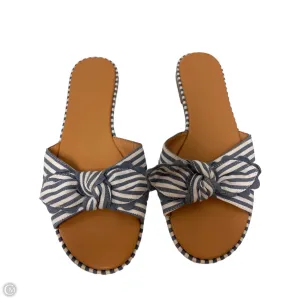 Sandals Flats By J. Crew In Blue, Size: 8