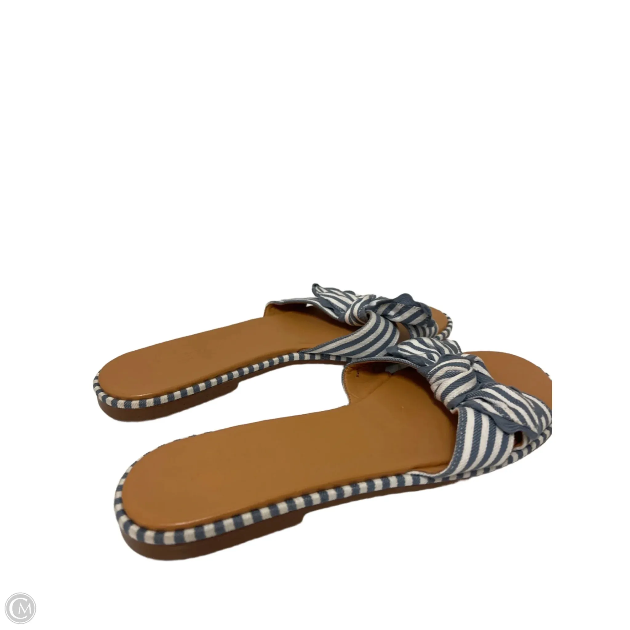 Sandals Flats By J. Crew In Blue, Size: 8