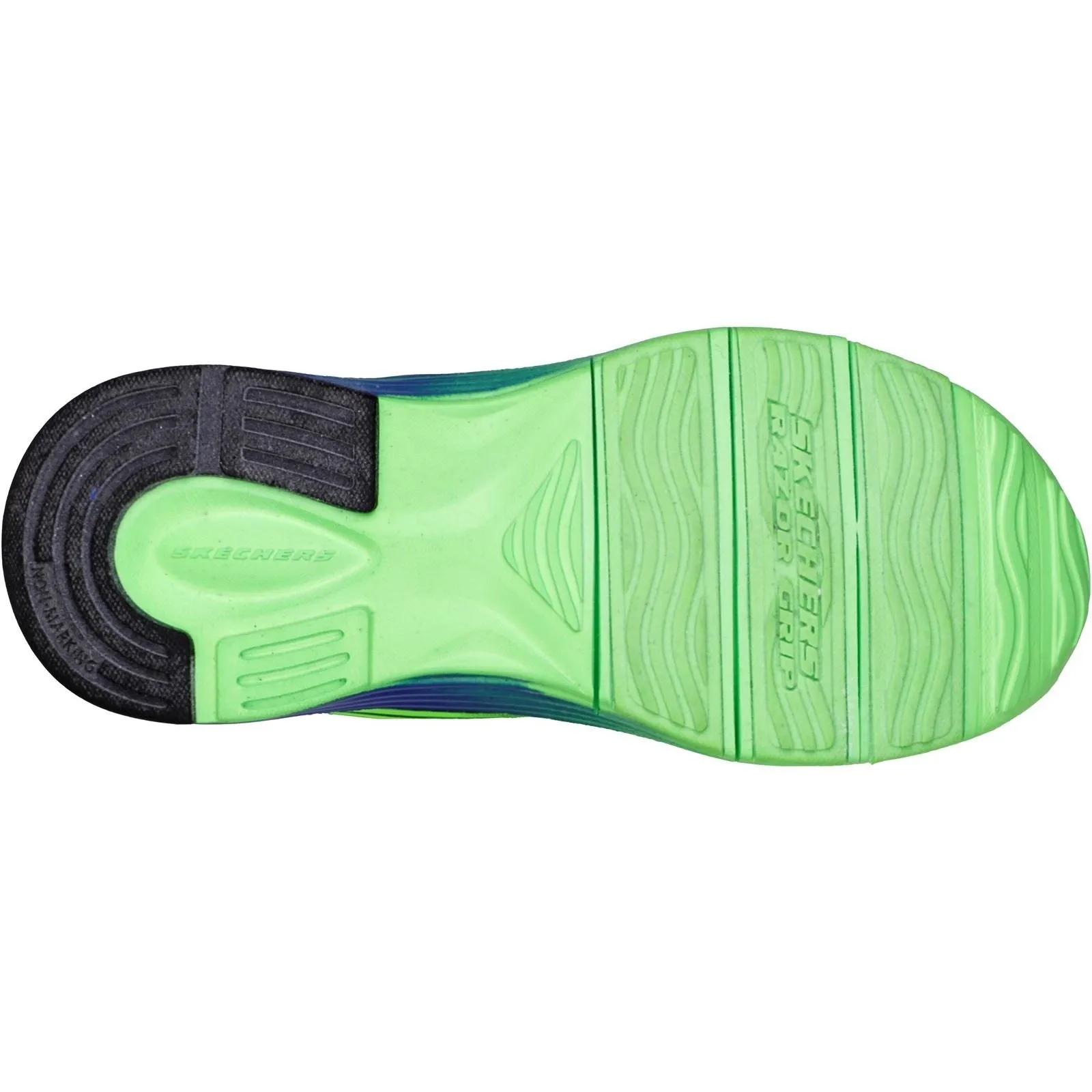 Skechers (GAR405107L) Childrens Sports Razor Grip Shoes in UK 1.5 to 13.5