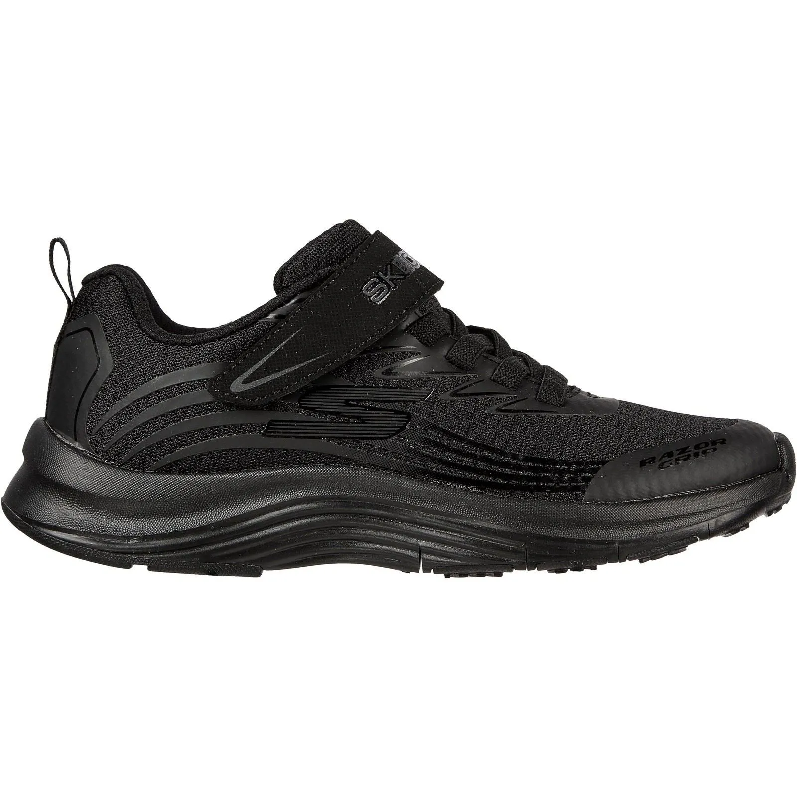 Skechers (GAR405107L) Childrens Sports Razor Grip Shoes in UK 1.5 to 13.5