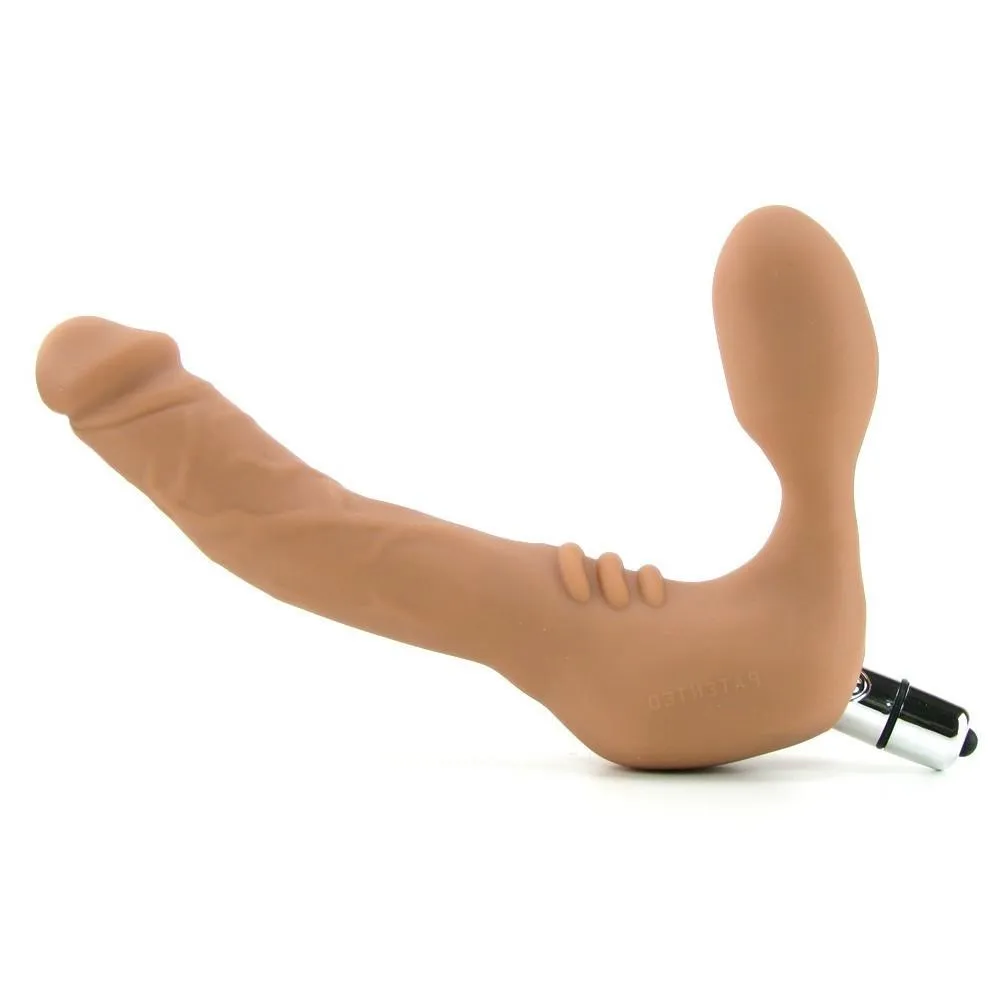 Tantus Realdoe Slim Wireless 5 Inch Strap On Double Dildo Vibrator