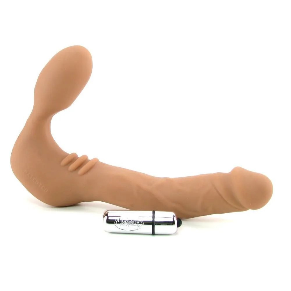 Tantus Realdoe Slim Wireless 5 Inch Strap On Double Dildo Vibrator