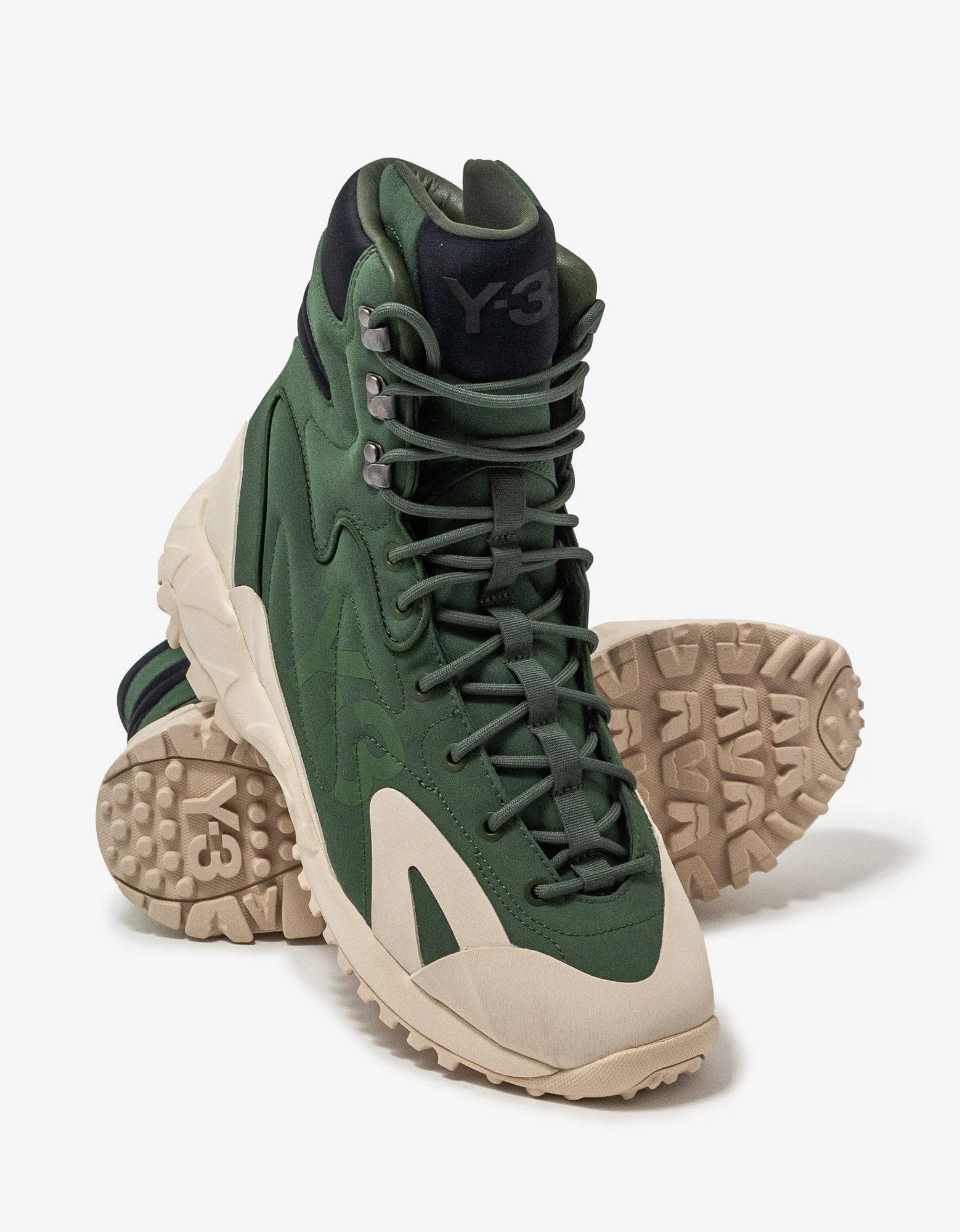 Y-3 Notoma Shadow Green Boots